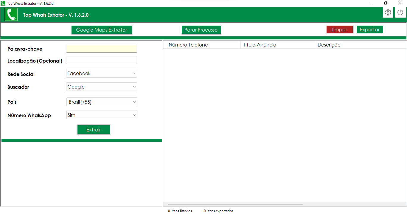 Top Whats Extrator Screenshot 1