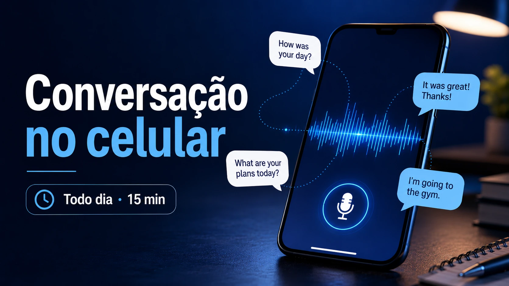 Como praticar conversação em inglês no celular todo dia
